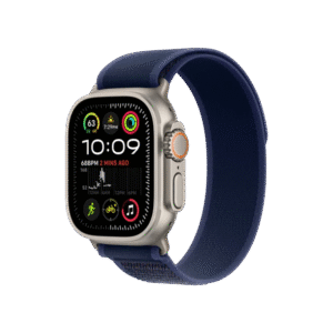 Apple Watch Ultra 2 GPS + Cellular 49mm Natural Titan. Case w. Trail Loop - L (Blue)