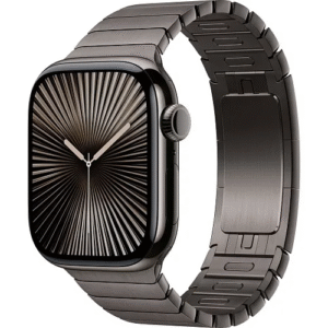 Apple Watch Series 10 GPS + Cellular 42mm Slate Titanium Case w. Link Bracelet (Slate)