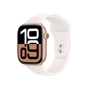 Apple Watch Series 10 GPS + Cellular 42mm Rose Gold Alu. Case w. Sport Band - S/M (Light Blush)