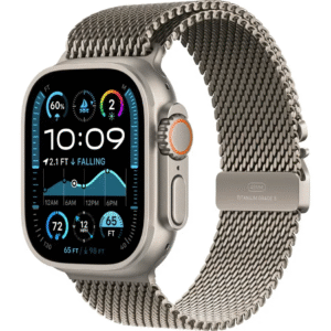 Apple Watch Ultra 2 GPS + Cellular 49mm Natural Titanium Case w. Milanese Loop - M (Natural)