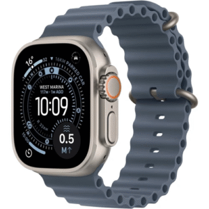 Apple Watch Ultra 3 GPS + Cellular 49mm Natural Tit. Case w. Ocean Band (Anchor Blue)