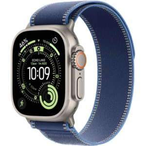 Apple Watch Ultra 3 GPS + Cellular 49mm Natural Tit. Case w. Trail Loop - M/L (Blue)
