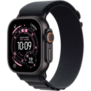 Apple Watch Ultra 3 GPS + Cellular 49mm Black Tit. Case w. Alpine Loop - Large (Black)